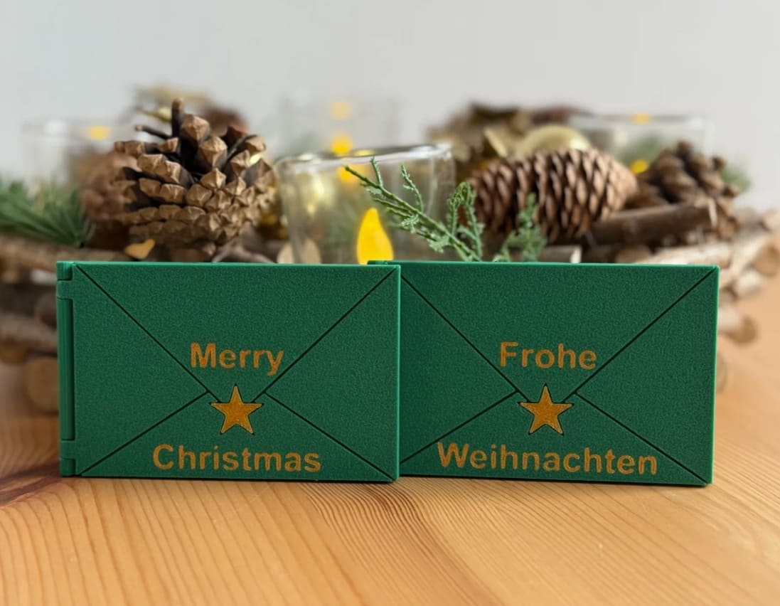 3d printed christmas cards